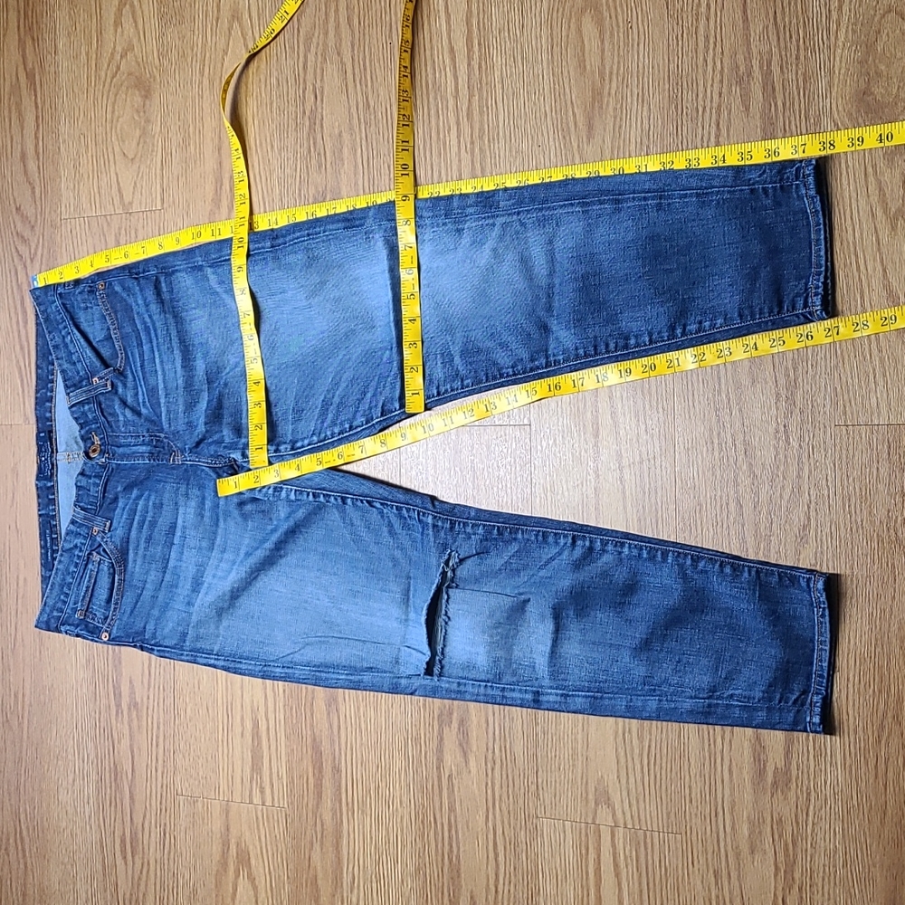 LUCKY 8x27 Sienna cigarette faded distressed vint girl women's faded dist Jeans